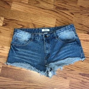 Gently worn classic style jean shorts